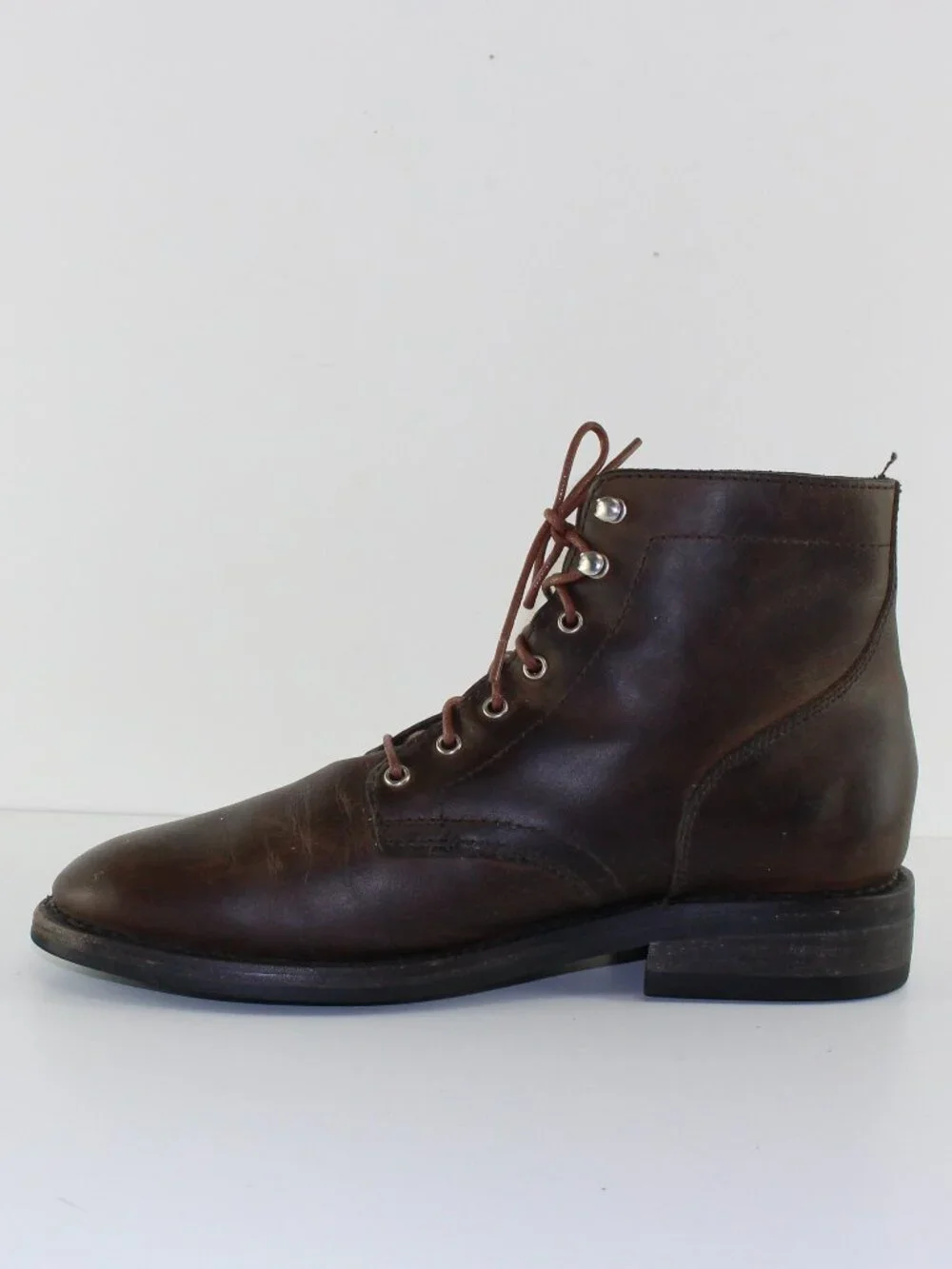 Thursdays Brown Leather Ankle Boots (9 US)